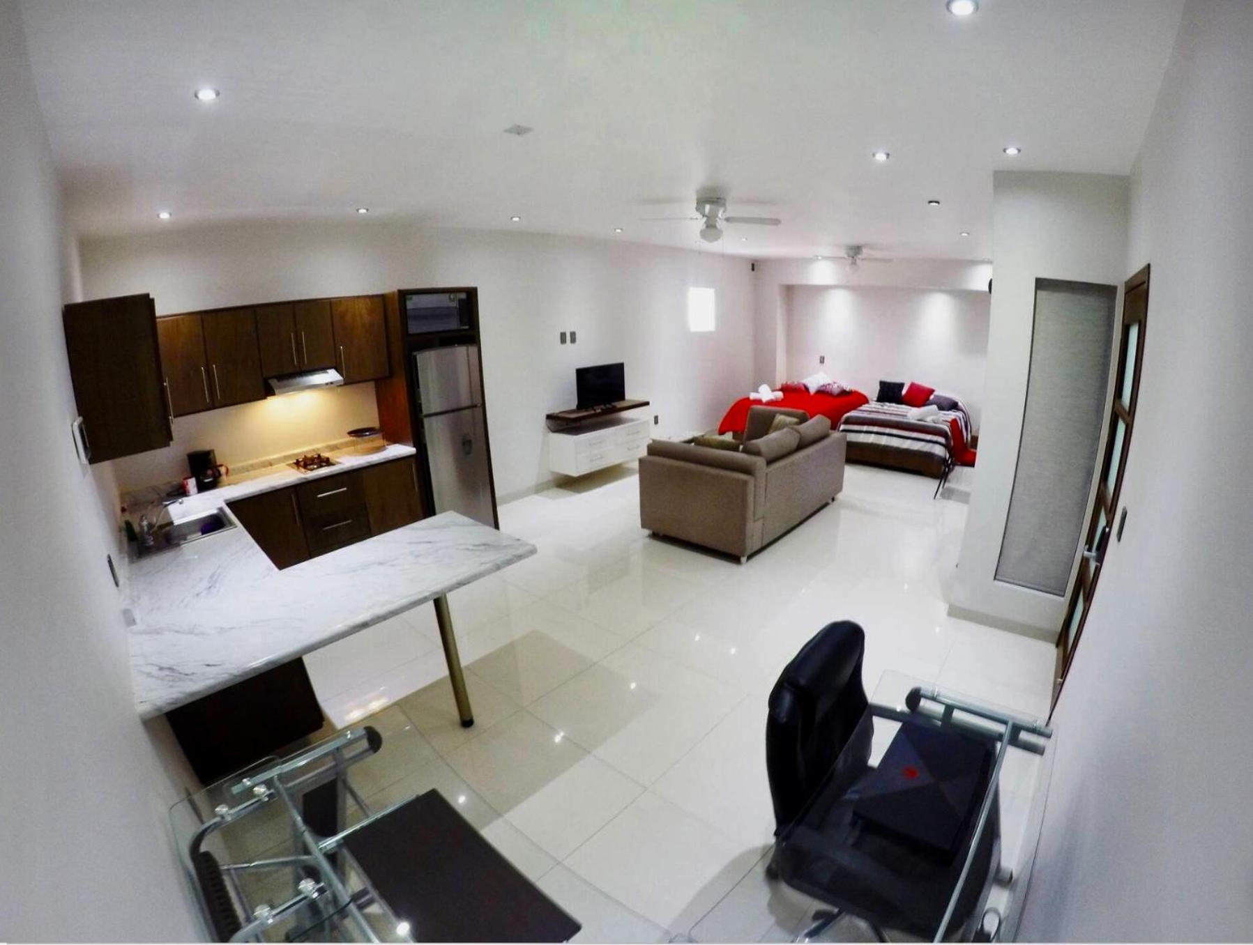 En El Centro 3 Hermoso Loft Familiar Ac Wifi 300 Mbps Aguascalientes Bagian luar foto