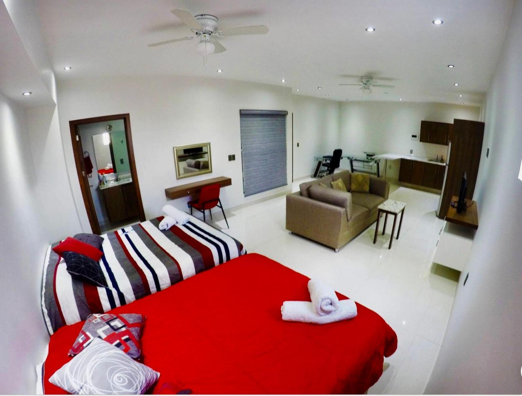 En El Centro 3 Hermoso Loft Familiar Ac Wifi 300 Mbps Aguascalientes Bagian luar foto