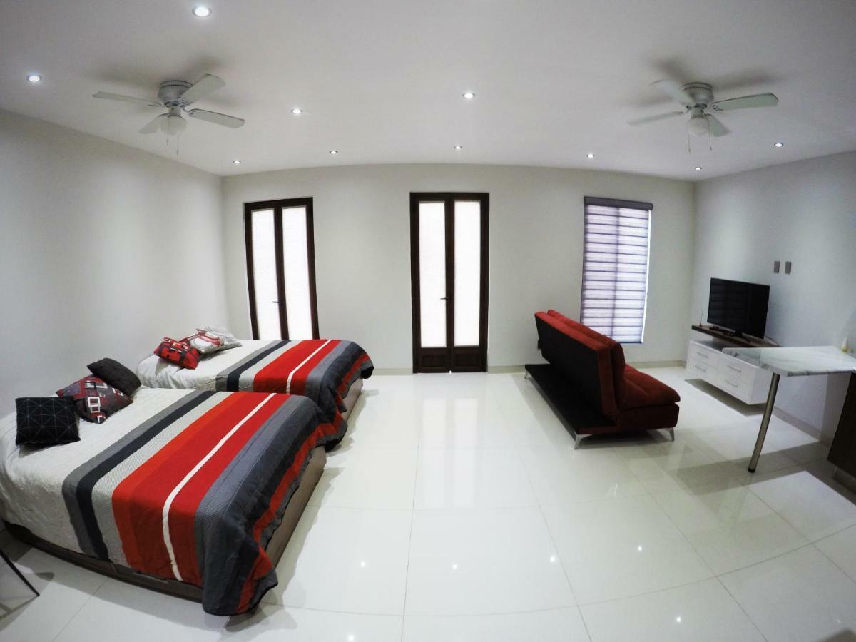 En El Centro 3 Hermoso Loft Familiar Ac Wifi 300 Mbps Aguascalientes Bagian luar foto